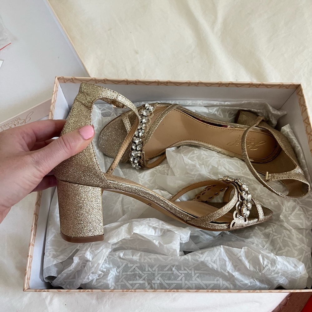 Jewel Badgley Mischa “Giona” Embellished heels, worn once